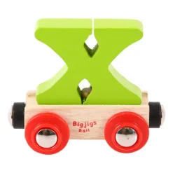 Bigjigs Rail Rail Name Letters and Numbers - X
