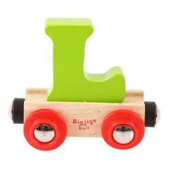 Bigjigs Rail Rail Name Letters and Numbers - L