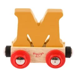 Bigjigs Rail Rail Name Letters and Numbers - M