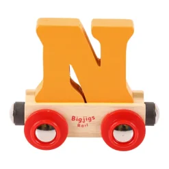 Bigjigs Rail Rail Name Letters and Numbers - N