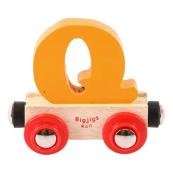 Bigjigs Rail Rail Name Letters and Numbers - Q