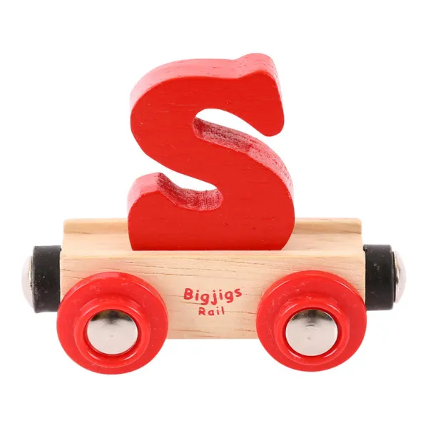 Bigjigs Rail Rail Name Letters and Numbers - S
