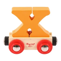 Bigjigs Rail Rail Name Letters and Numbers - X