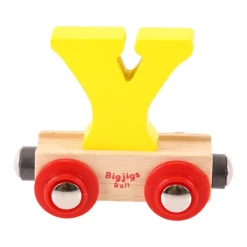 Bigjigs Rail Rail Name Letters and Numbers - Y
