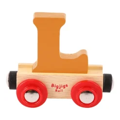 Bigjigs Rail Rail Name Letters and Numbers - L
