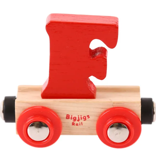 Bigjigs Rail Rail Name Letters and Numbers - F