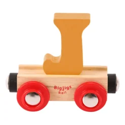 Bigjigs Rail Rail Name Letters and Numbers - J