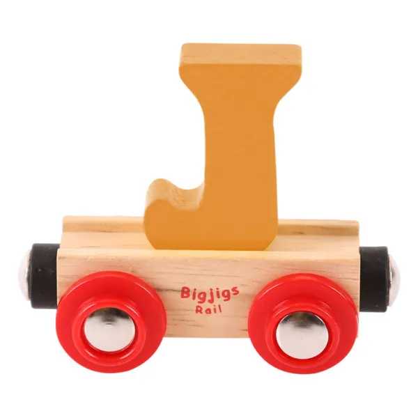 Bigjigs Rail Rail Name Letters and Numbers - J