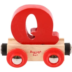 Bigjigs Rail Rail Name Letters and Numbers - Q