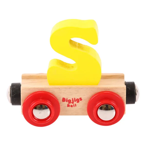 Bigjigs Rail Rail Name Letters and Numbers - S