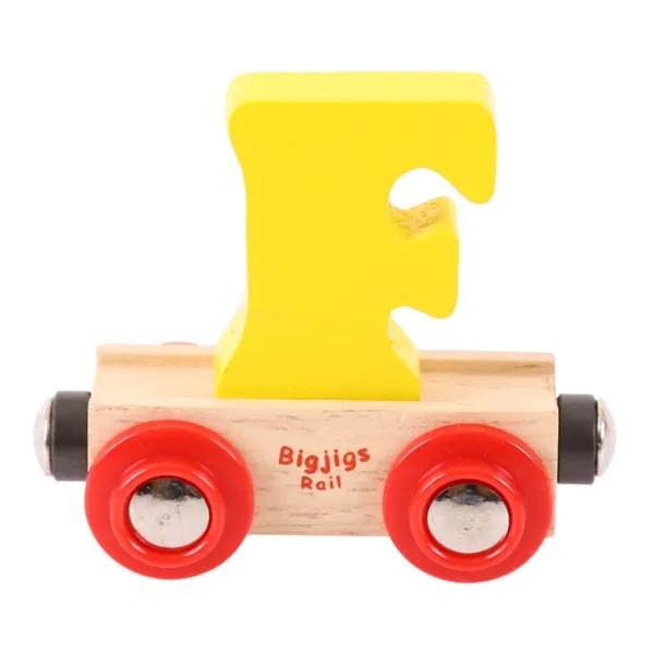 Bigjigs Rail Rail Name Letters and Numbers - F