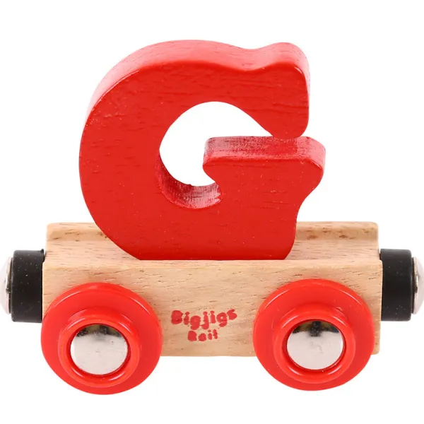 Bigjigs Rail Rail Name Letters and Numbers - G
