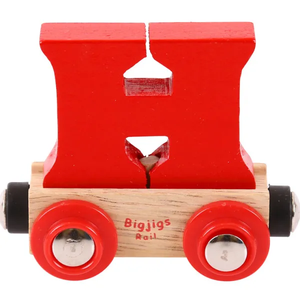 Bigjigs Rail Rail Name Letters and Numbers - H