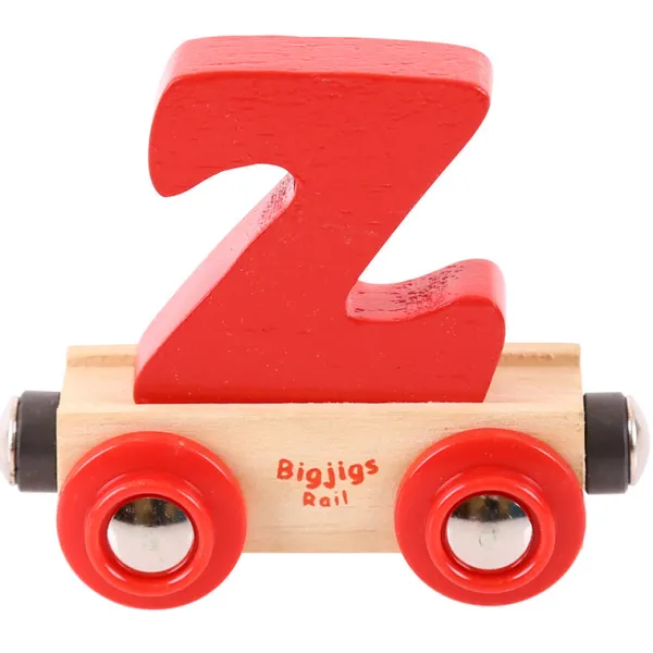 Bigjigs Rail Rail Name Letters and Numbers - Z