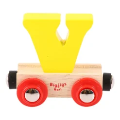 Bigjigs Rail Rail Name Letters and Numbers - V