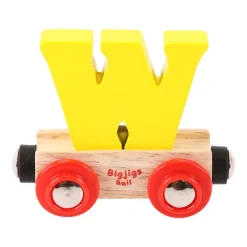 Bigjigs Rail Rail Name Letters and Numbers - W