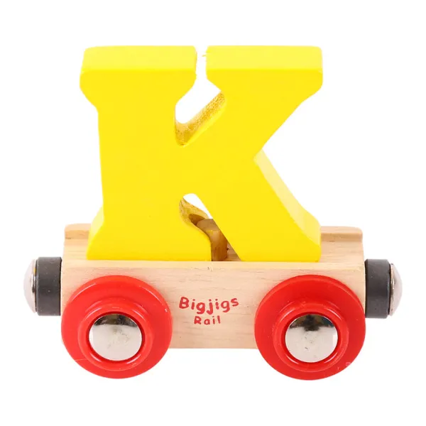 Bigjigs Rail Rail Name Letters and Numbers - K