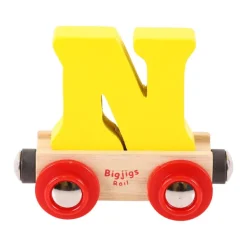 Bigjigs Rail Rail Name Letters and Numbers - N