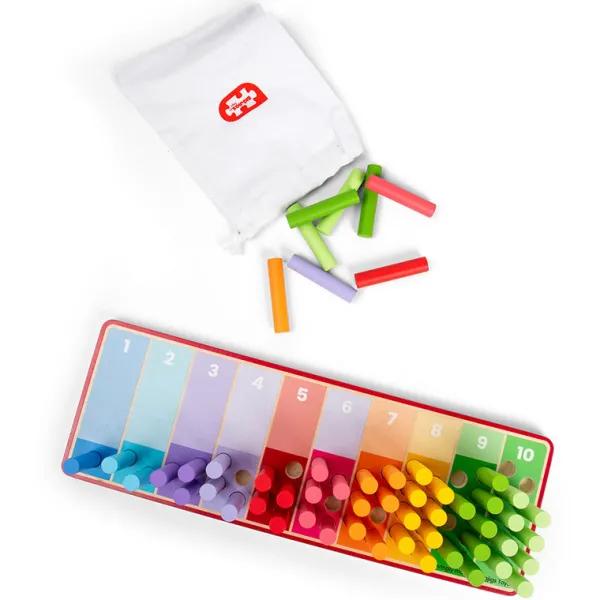 Bigjigs Toys Rainbow Counting Sticks