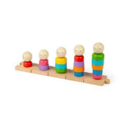 Bigjigs Toys Rainbow Family - DAMAGED BOX