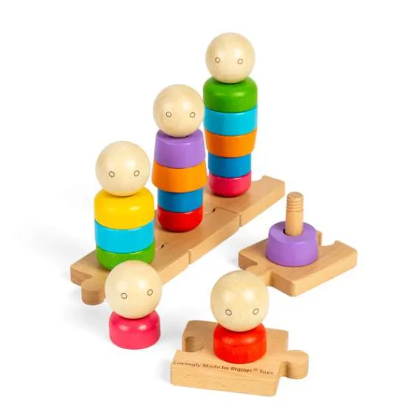 Bigjigs Toys Rainbow Family - DAMAGED BOX