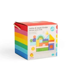 Tiger Tribe Rattle & Stack Blocks - Deluxe Pack
