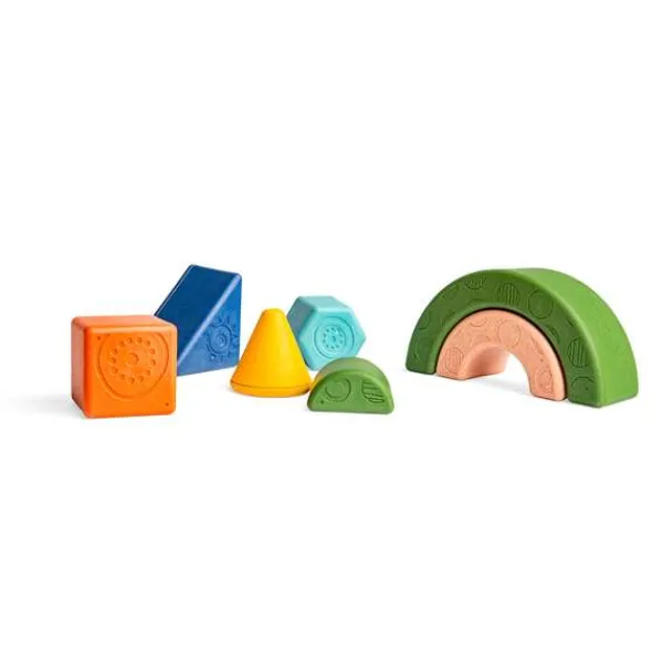 Tiger Tribe Rattle & Stack Blocks - Deluxe Pack