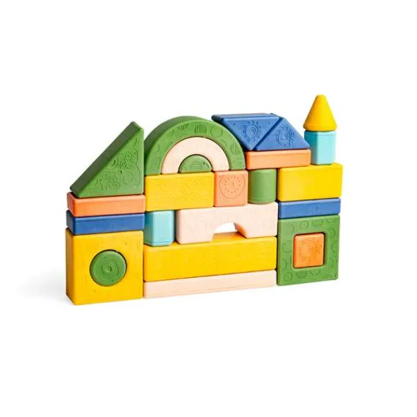Tiger Tribe Rattle & Stack Blocks - Deluxe Pack