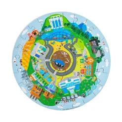 Bigjigs Toys Recycling Circular Floor Puzzle (50pc)
