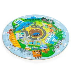 Bigjigs Toys Recycling Circular Floor Puzzle (50pc)