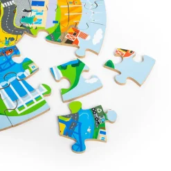 Bigjigs Toys Recycling Circular Floor Puzzle (50pc)