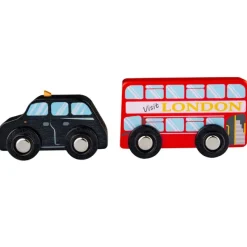 Tidlo Red Bus and Black Cab