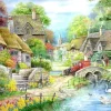 House of Puzzles River Cottage - BIG 250 Piece Jigsaw Puzzle