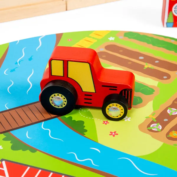 Bigjigs Rail Road & Rail Train Set