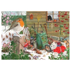 House of Puzzles Robin Redbreast - 1000 Piece Jigsaw Puzzle
