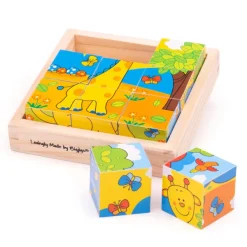 Bigjigs Toys Safari Cube Puzzle