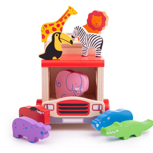 Bigjigs Toys Safari Sorting Lorry