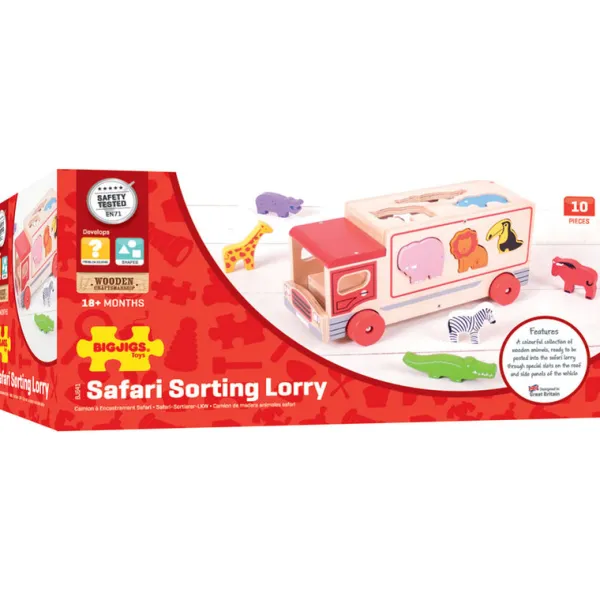 Bigjigs Toys Safari Sorting Lorry
