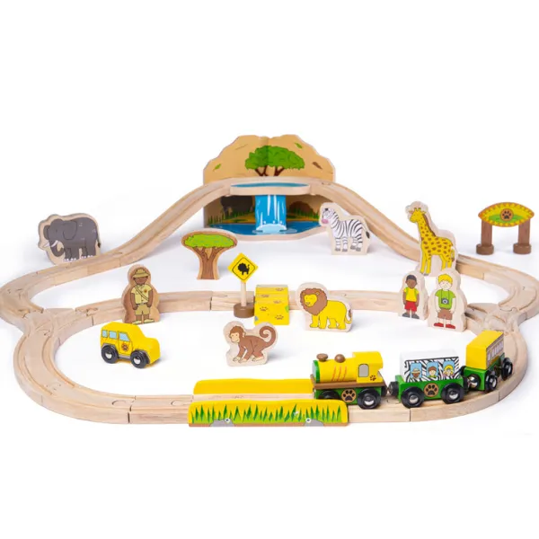 Bigjigs Rail Safari Train Set