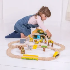 Bigjigs Rail Safari Train Set