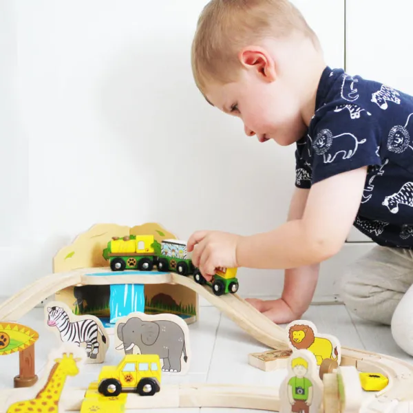 Bigjigs Rail Safari Train Set