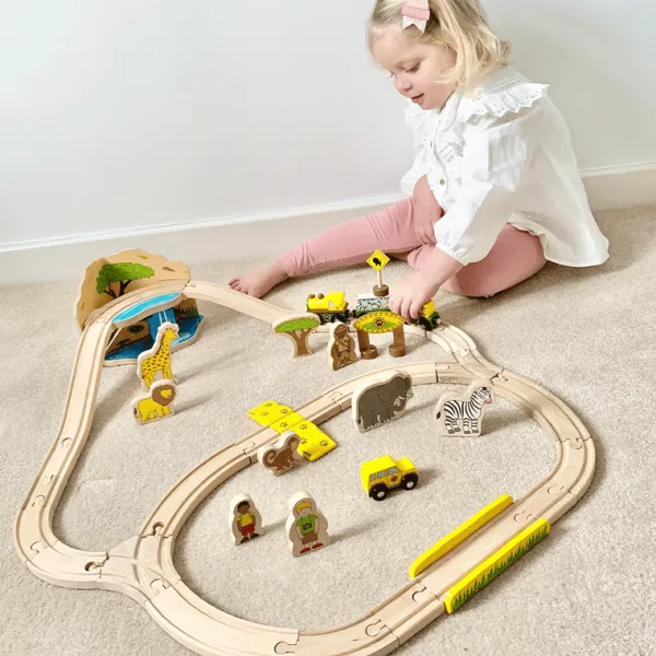 Bigjigs Rail Safari Train Set