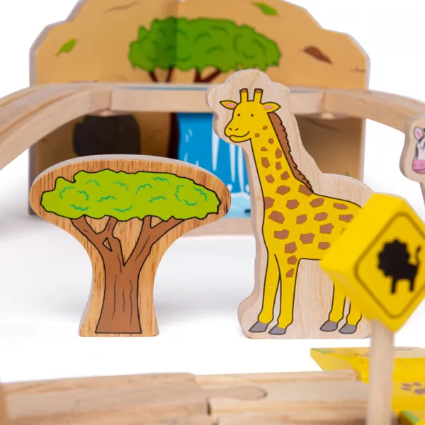 Bigjigs Rail Safari Train Set