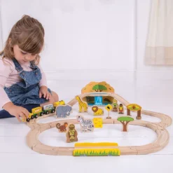 Bigjigs Rail Safari Train Set