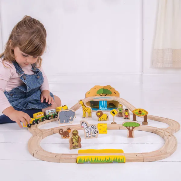 Bigjigs Rail Safari Train Set