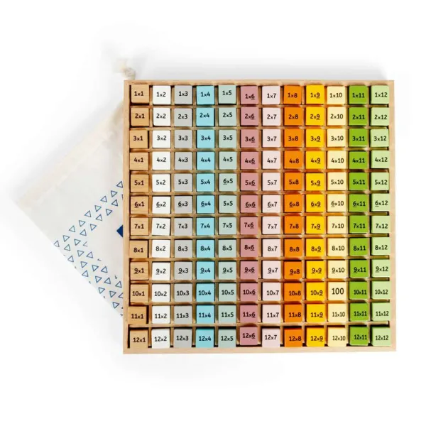 Bigjigs Toys Scandi Times Tables Tray