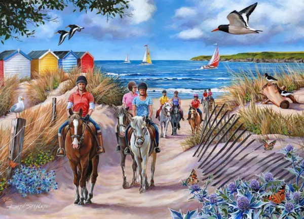 House of Puzzles Sea Horses - BIG 500 Piece Jigsaw Puzzle