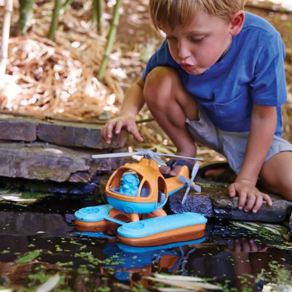 Green Toys Seacopter (Orange) - DAMAGED BOX