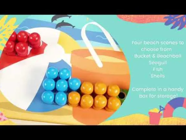 Bigjigs Toys Seaside Peg Art Board