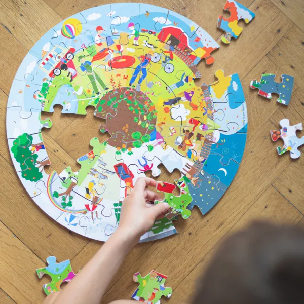 Bigjigs Toys Seasonal Circular Floor Puzzle